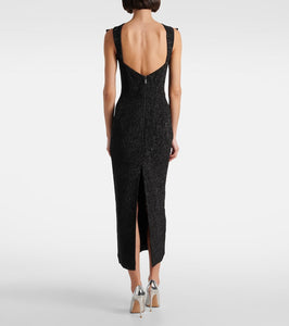 Maticevski Singular open-back lam√É¬© cocktail dress