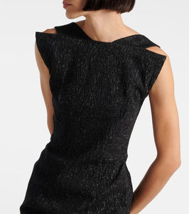 Maticevski Singular open-back lam√É¬© cocktail dress