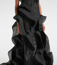 Maticevski Spiral ruffled gown