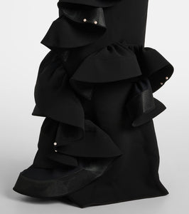 Maticevski Strapless ruffled gown