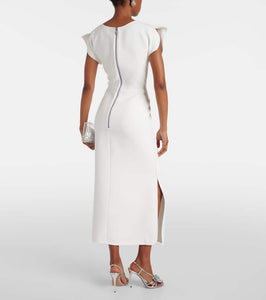 Maticevski Zephyr crêpe midi dress