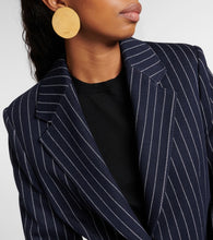 Max Mara Aceri pinstripe jersey blazer