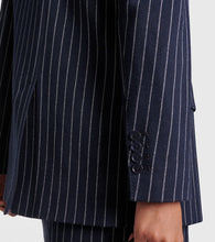 Max Mara Aceri pinstripe jersey blazer