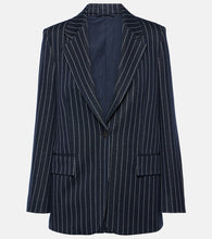 Max Mara Aceri pinstripe jersey blazer