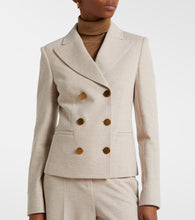 Max Mara Alabama cotton and wool blazer