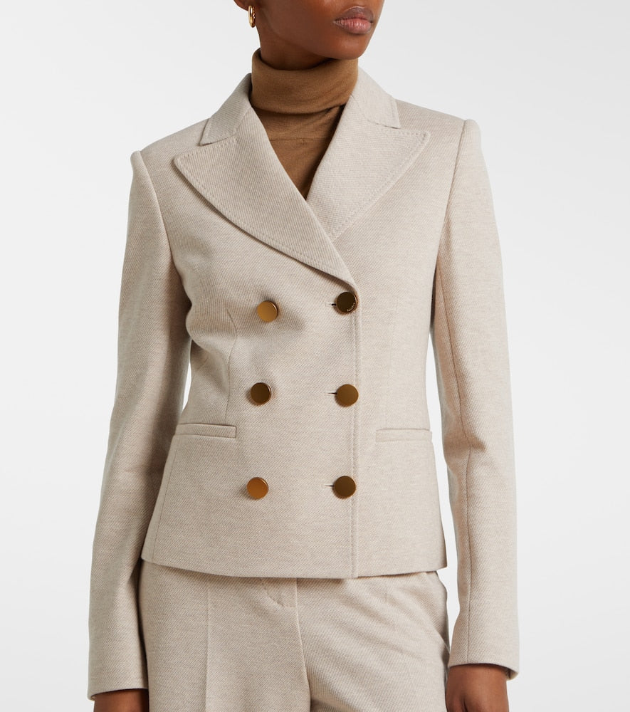 Max Mara Alabama cotton and wool blazer