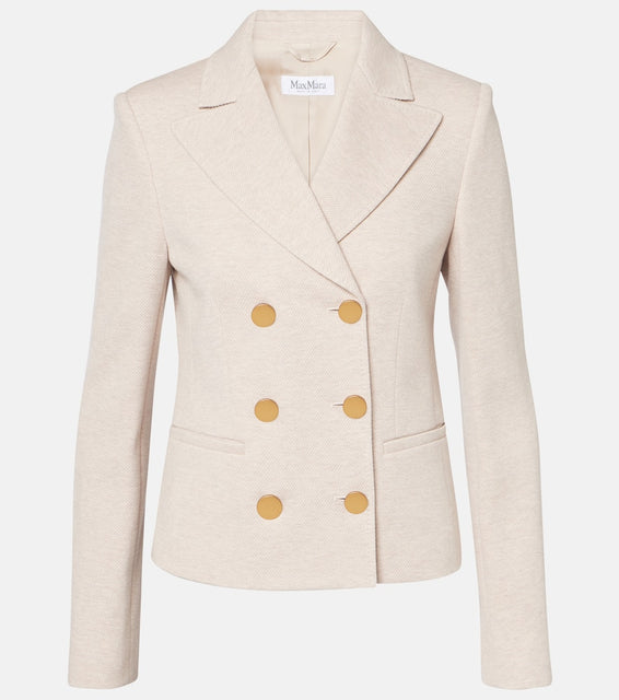 Max Mara Alabama cotton and wool blazer