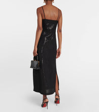 Max Mara Alias sequined georgette maxi dress