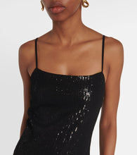 Max Mara Alias sequined georgette maxi dress