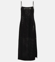 Max Mara Alias sequined georgette maxi dress