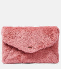 Max Mara Alpaca, wool, and silk teddy clutch