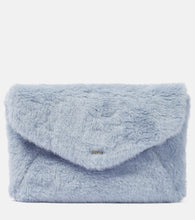 Max Mara Alpaca, wool, and silk teddy clutch