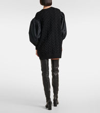 Max Mara Ancella knitted wool minidress