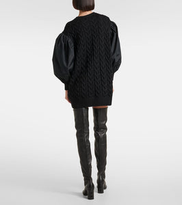 Max Mara Ancella knitted wool minidress