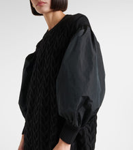 Max Mara Ancella knitted wool minidress