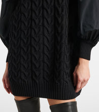 Max Mara Ancella knitted wool minidress
