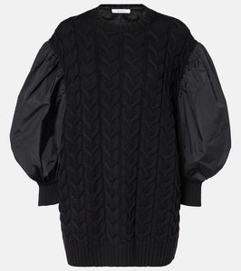 Max Mara Ancella knitted wool minidress