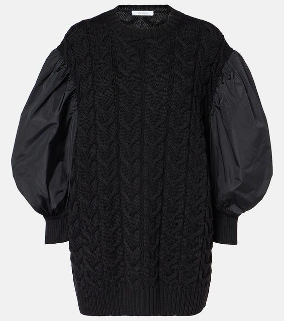 Max Mara Ancella knitted wool minidress