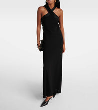 Max Mara Anta halterneck gown