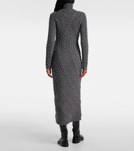 Max Mara Arte wool and cashmere maxi dress