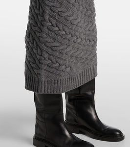 Max Mara Arte wool and cashmere maxi dress