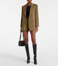 Max Mara Atlanta houndstooth wool-blend blazer