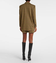 Max Mara Atlanta houndstooth wool-blend blazer