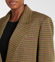 Max Mara Atlanta houndstooth wool-blend blazer