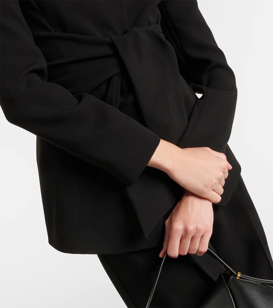 Max Mara Belted cady blazer