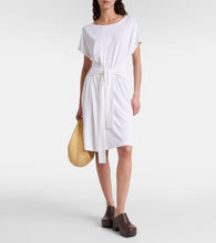 Max Mara Belted jersey midi dress