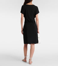 Max Mara Belted jersey midi dress