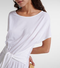 Max Mara Belted jersey midi dress