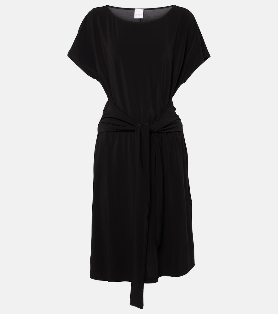 Max Mara Belted jersey midi dress. Max Mara 系带针织中长连衣裙