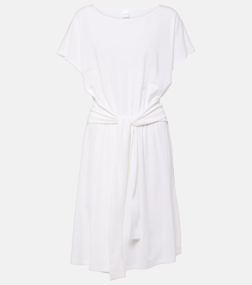 Max Mara Belted jersey midi dress. Max Mara 系带针织中长连衣裙