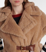 Max Mara Belted wool, cashmere, and silk cape