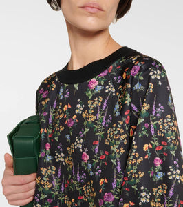 Max Mara Billy floral jersey minidress