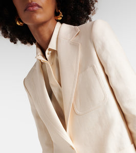 Max Mara Boemia linen twill blazer