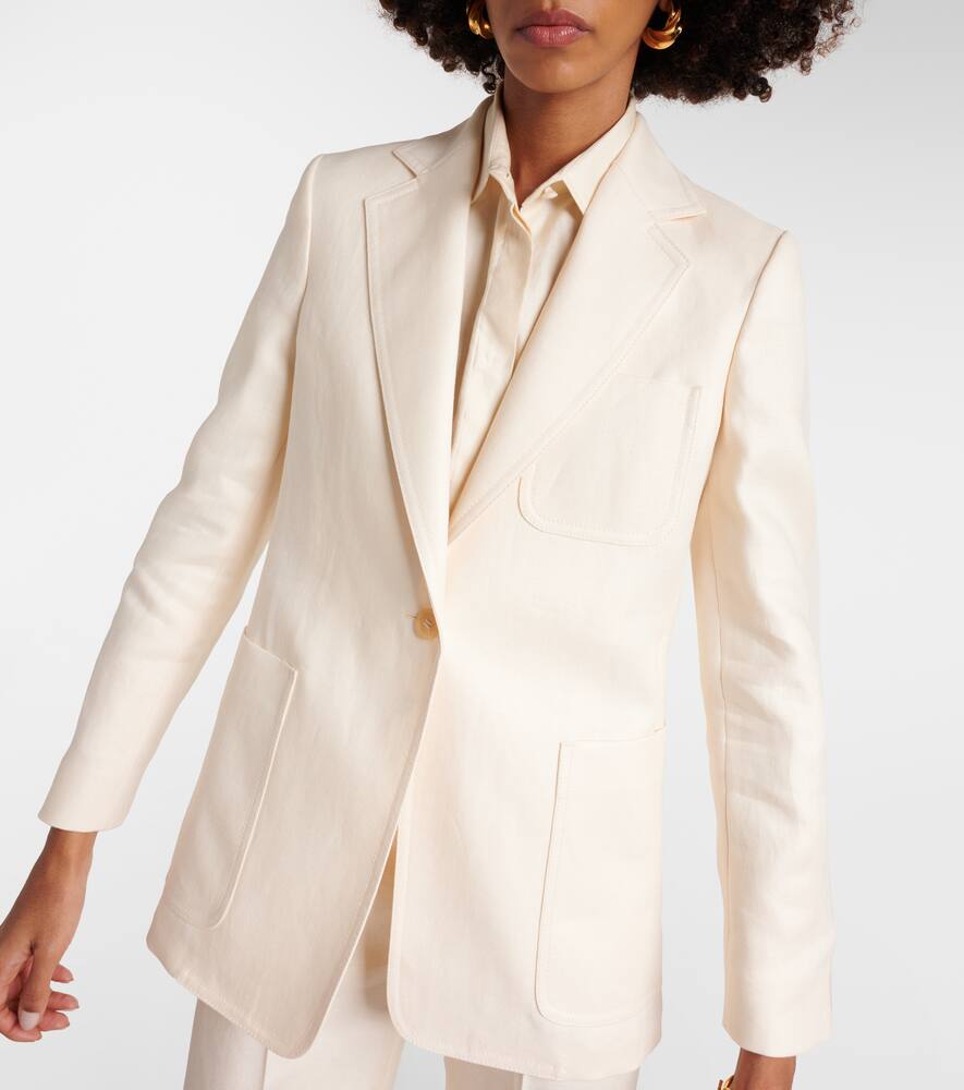 Max Mara Boemia linen twill blazer