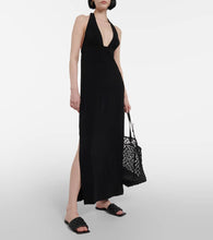 Max Mara Break jersey maxi dress