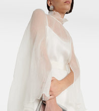 Max Mara Bridal Alma ruffled silk minidress