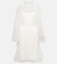 Max Mara Bridal Alma ruffled silk minidress