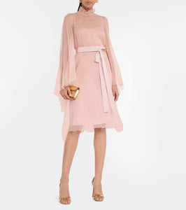 Max Mara Bridal Alma slip silk minidress with cover-up