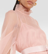 Max Mara Bridal Alma slip silk minidress with cover-up