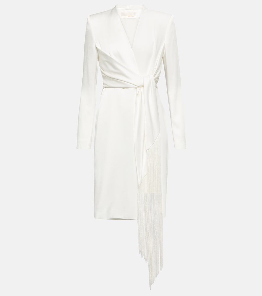 Max Mara Bridal Maura satin wrap dress. Max Mara Bridal Maura 缎面裹身裙