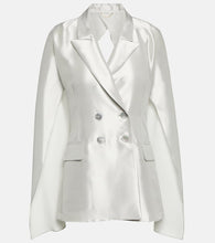 Max Mara Bridal Pasta silk-blend satin blazer