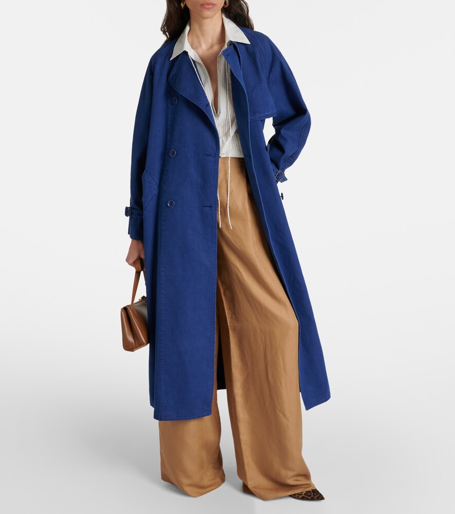 Max Mara Calao cotton canvas trench coat