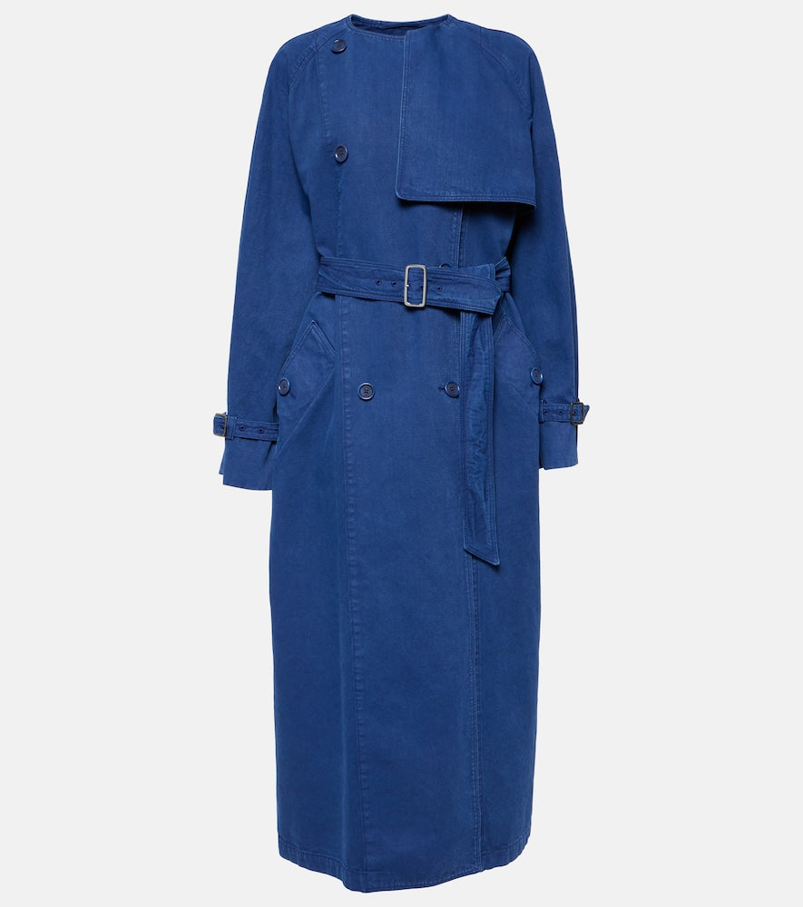 Max Mara Calao cotton canvas trench coat - Max Mara Calao 棉帆布风衣