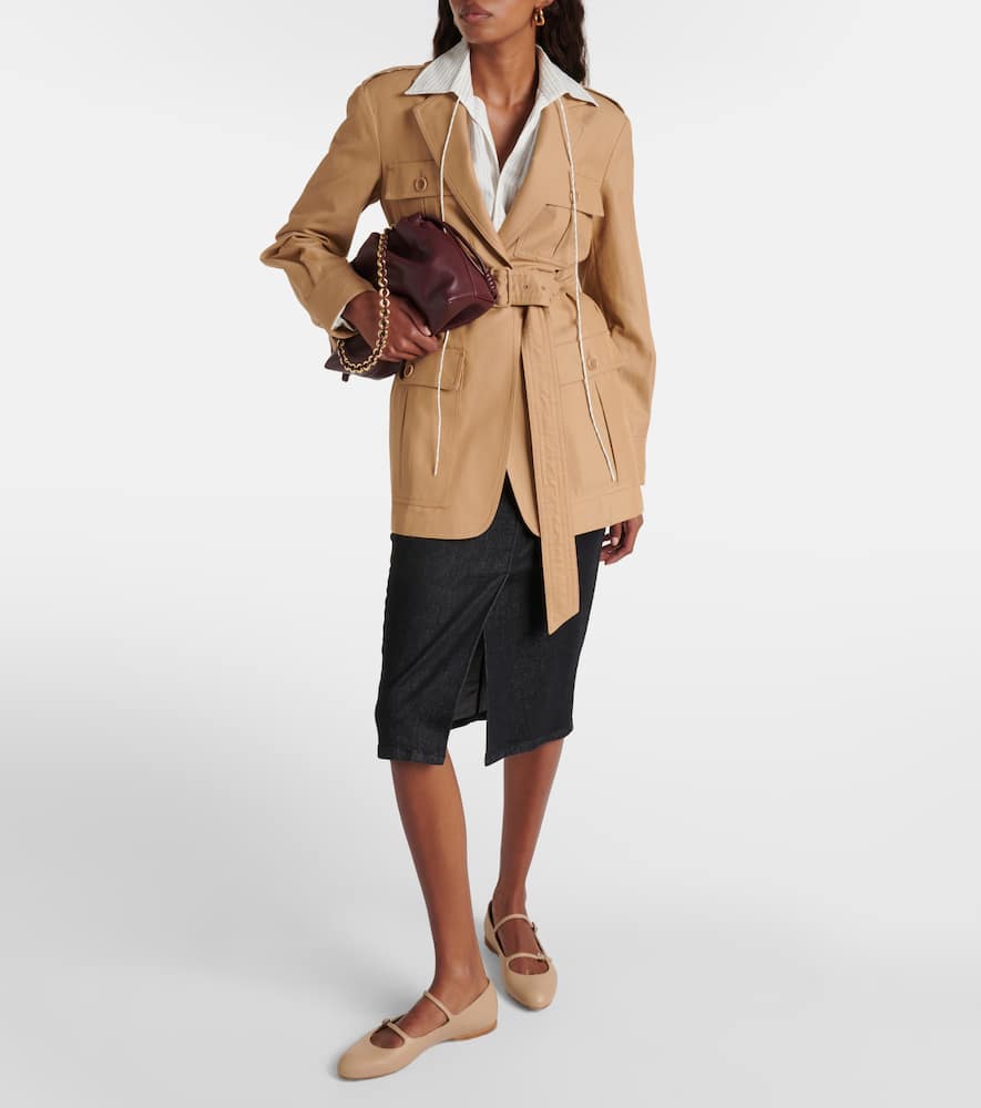Max Mara Circus leather ballet flats