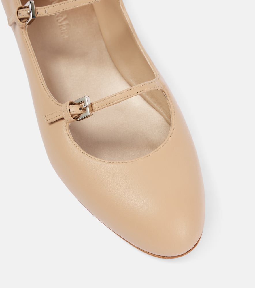 Max Mara Circus leather ballet flats