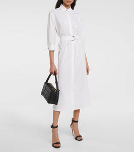 Max Mara Corrida virgin wool shirt dress